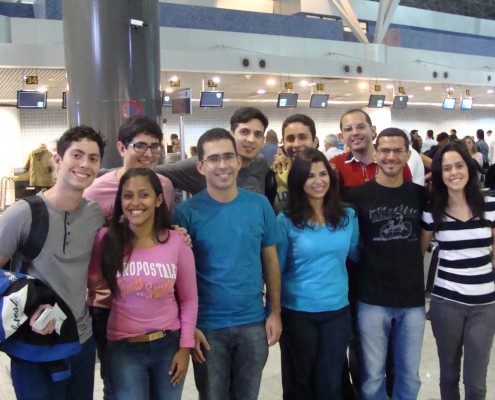 Embarque estudantes de engenharia
